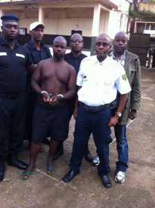 Ousmane Diallo arrêté par l'équipe d'Interpol et du GALF 3